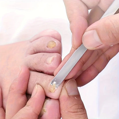 Stainless Steel Pedicure Tools Foot Cleaning and Care, Dead Skin Scraper,Reusable Foot Exfoliation, Foot Skin File,Toenail Knife