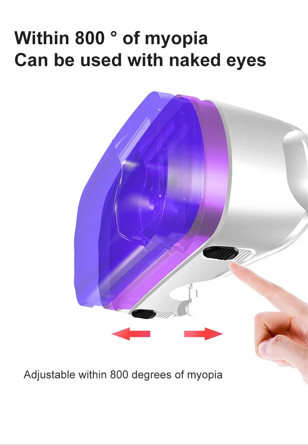 2025 New VR Headset 3D Virtual Reality Glasses 7" Stereo Headset with Remote Controller for IOS Android Smartphones