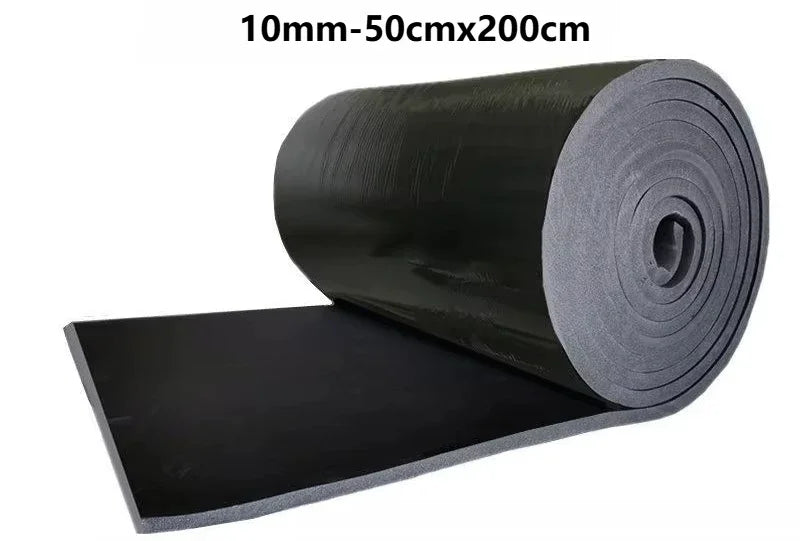 Self-adhesive Rubber Foam Roll Versatile Soundproofing Insulation Easy-Cut for DIY Ideal for Roofs Cars Noise Insulation Mats