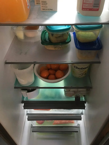 5/3/1PCS Refrigerator Mats Refrigerator Liners Refrigerator Pads Shelf Mats Washable Fridge Liners Drawer Table Placemats
