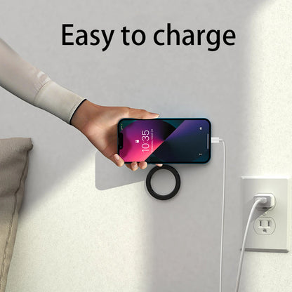 Magnetic Phone Holder For iPhone 15 14 13 12 Pro Max Magnet Ring Mount For Magsafe Smartphone Holder Stand for Wall Kitchen Car