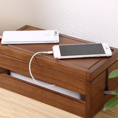 Cable Management Box Wire Organizer Box for Extension Cord Power Stripe