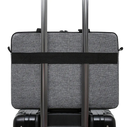 Laptop Carrying Case fits for 13-15-Inch Laptop and Tablet Shoulder Strap Durable Water-Repellent Fabric Business Casual School