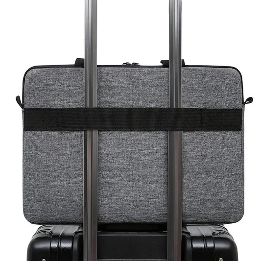 Laptop Carrying Case fits for 13-15-Inch Laptop and Tablet Shoulder Strap Durable Water-Repellent Fabric Business Casual School