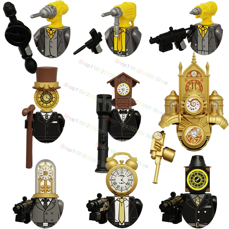 Hot Game Building Blocks Skibidi Toilet Accessories TV Monitor Cameraman Speakman Figures Toys KDL829 KDL826 KDL828