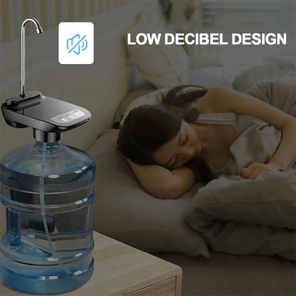 Electric Water Gallon Pump Automatic Water Bottle Dispenser  Rechargeable Water Pump Dispenser With Stand Water Dispenser
