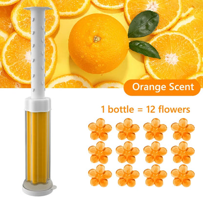 Toilet Cleaner Gel Remove Odors Leave Flower Aromatic Toilet Gel No Traces Comfortable Smell for Household Cleaning Products