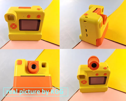Kids Instant Camera Print Camera For Children Camera 1080P HD Digital Camera Photo Paper Child Toy Camera For Christmas Gift