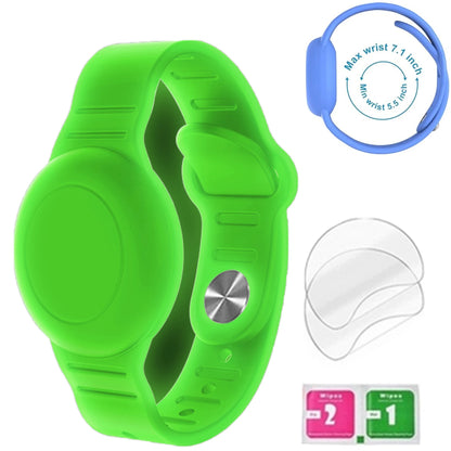 Silicone Steel Clip Compatible with Apple AirTag - Protective Silicone Clip for Tracker Protect Keychain Silicone Cover