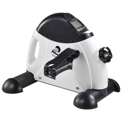Mini Exercise Bike Arm and Leg Trainer Adjustable Peddler Exercise Bike LCD Display Foot Pedal Exercise Machine for Home Office