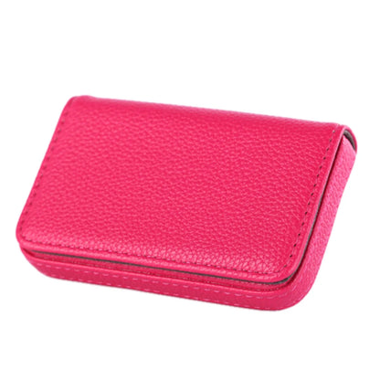 Solid Color PU Leather Business Card Holder Name Card Holder Card Book Large Capacity Card Package Card Holder Card Organizers