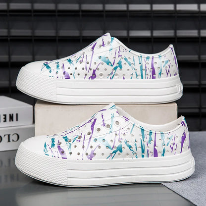 New Big Kid Casual Sandal Heightening Shoes External Wear Sandal Summer Thick Bottom Hole Cave Garden Shoes Women Beach Sandal