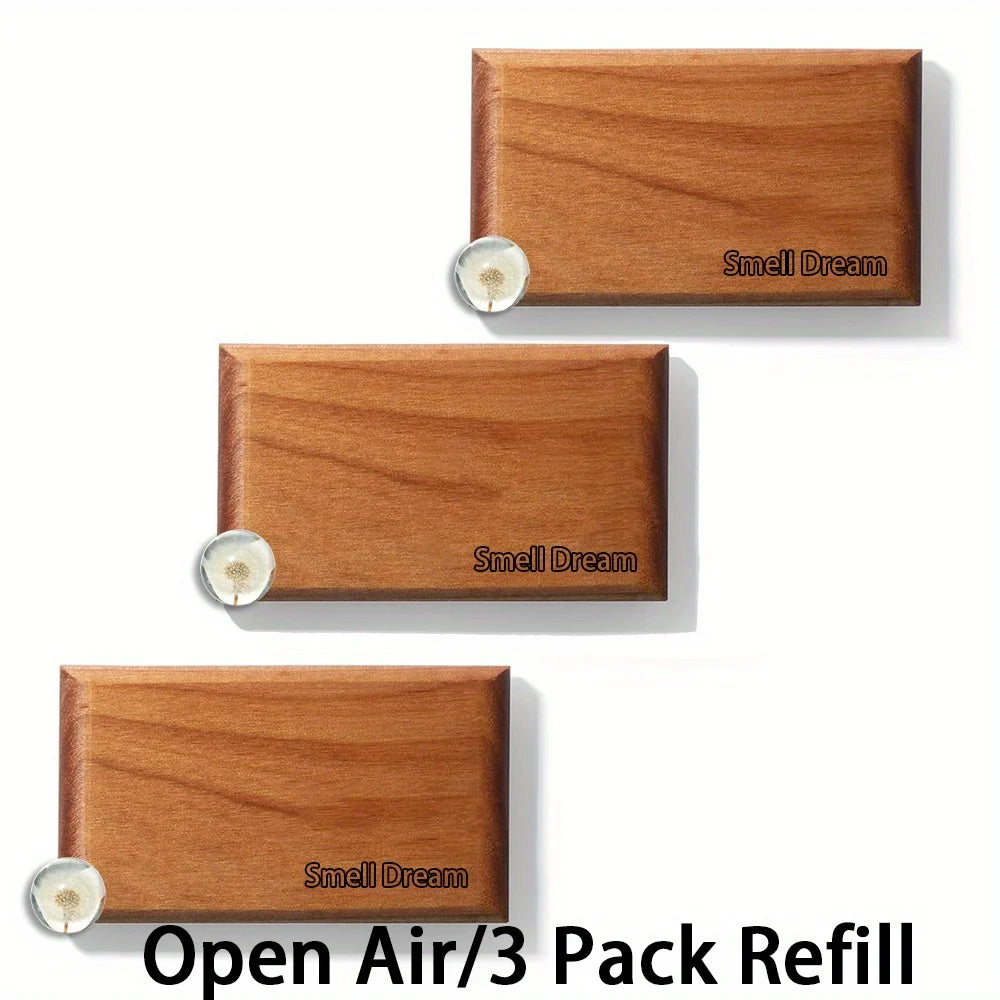 Smell Dream Car Air Freshener - Wooden Deodorizer - Vehicle Odor Remover - Auto Scent Diffuser - Long-Lasting Car Freshening