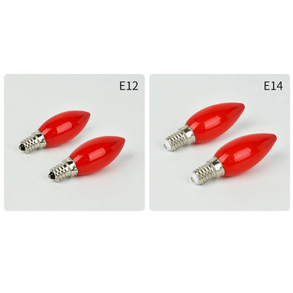 1PC LED altar bulb E12/E14 Red candle Buddha lamp decorative lamp Buddha bead decorative lamp