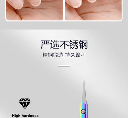 Stainless Steel Manicure Scissors for Nail Care Cuticle Nipper Dead Skin Remover Scissors Nail Art Cuticule Cutter Beauty Tool