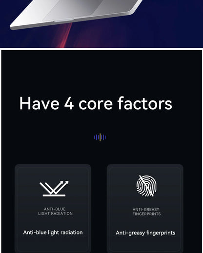 Newest Anti-blue Light Screen Protector Film for Macbook Pro 16 2023 2021 A2780 A2485 2019 A2141 Matte Anti-reflective Guard