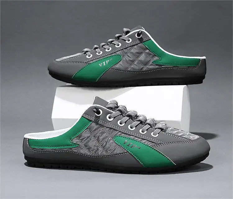 Half Slipper for Men Classic Summer Casual Shoes Men's Flat Shoe Slippers Concise Men Sneakers