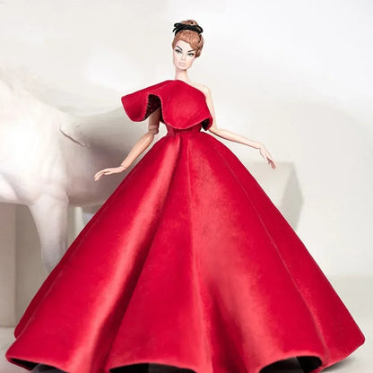 Elegant Doll Party Clothes 10 Styles Fashion Plush Coat Casual Wears Dolls DIY Accessories 11.5