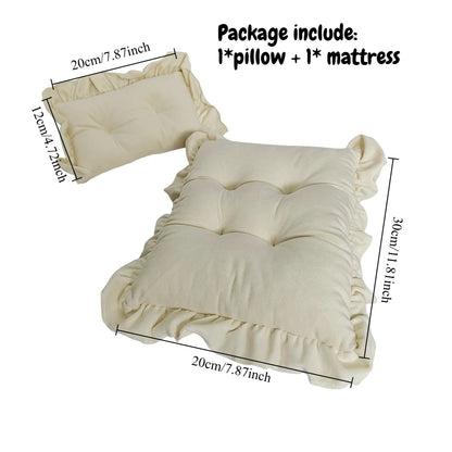 Baby Bed Newborn Photography Props Handmade Bed Baby Vintage Rattan Wooden Sofa Crib Photo Background Photo Studio Posing Props