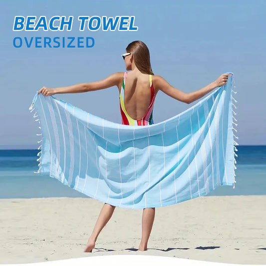 Turkish Beach Towels Pool Swim Bath Towel Sand Free Quick Dry Oversized Sandproof Compact Lightweight Extra Large Cruise Ship Es