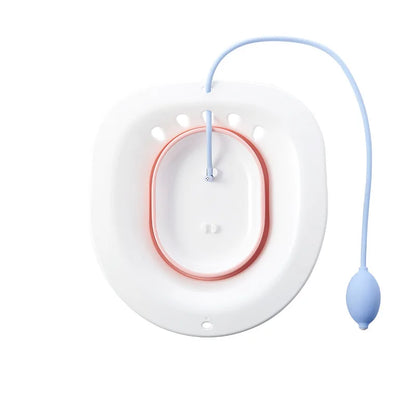 Sitz Bath, Sitz Bath for Hemorrhoids, Sitz Bath for Toilet Seat, Postpartum Care, Sits Bath Kit for Women, Collapsible