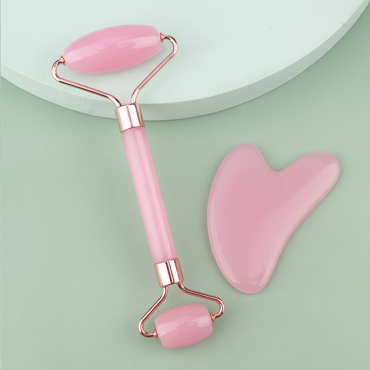 Roller & Gua Sha, Face Roller, Facial Roller Skin Care Tools Massager Resin Facial Massage For Face, Eyes, Neck, Body