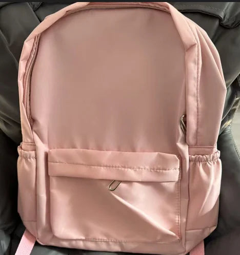 Customized New School Bags Personalized Name Embroidery Large Capacity Nylon Student Backpack Adult Children Travel Bags