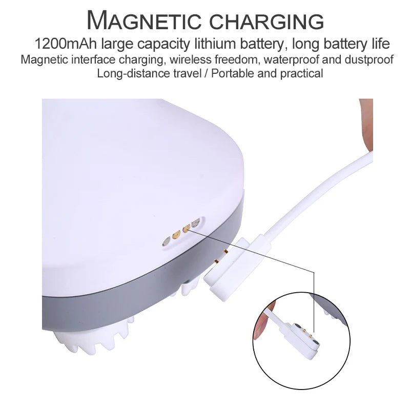 Electric Scalp Massager 4D Head Massage Multi Claw Antistress Relax Relieving Headache Scratcher Hair Growth for Adults Pets