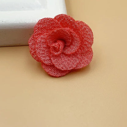 2.5CM Small Flower Clothing Headwear Accessories Three-dimensional Flower Handmade DIY Hair Accessories Accessories