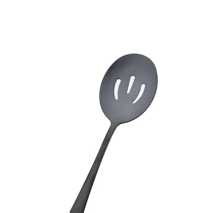 2Pcs Gold Salad Spoon Fork Stainless Steel Salad Server European Style Salad Cutlery Set Kitchen Tool Accessories