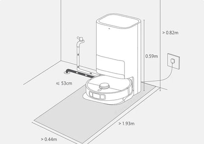 XIAOMI MIJIA OMNI 2/M30 pro/M30s/M40 Robot Vacuum Cleaners Series Automatic Water Drainage System 2.0 Spare Parts Pack