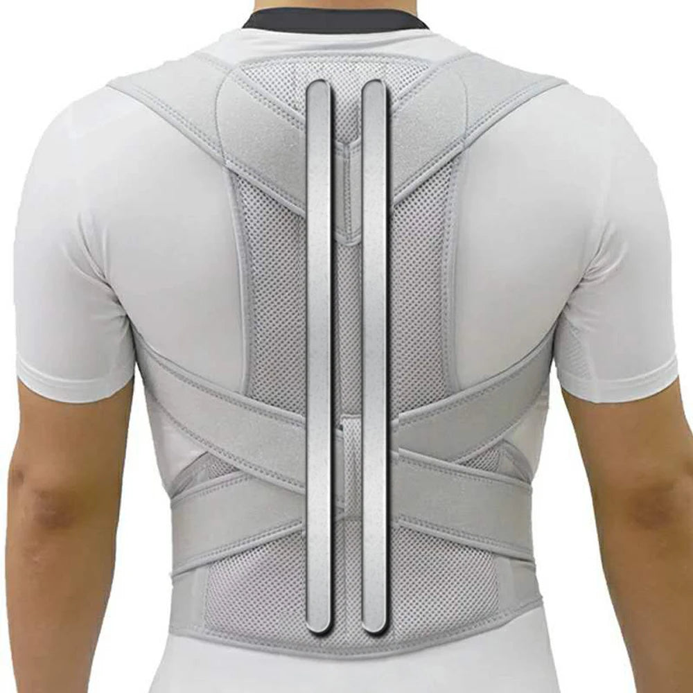 Back Posture Corrector for Upper and Lower Back Pain Relief,Adjustable Fully Back Support Improve Back Posture, Lumbar Support