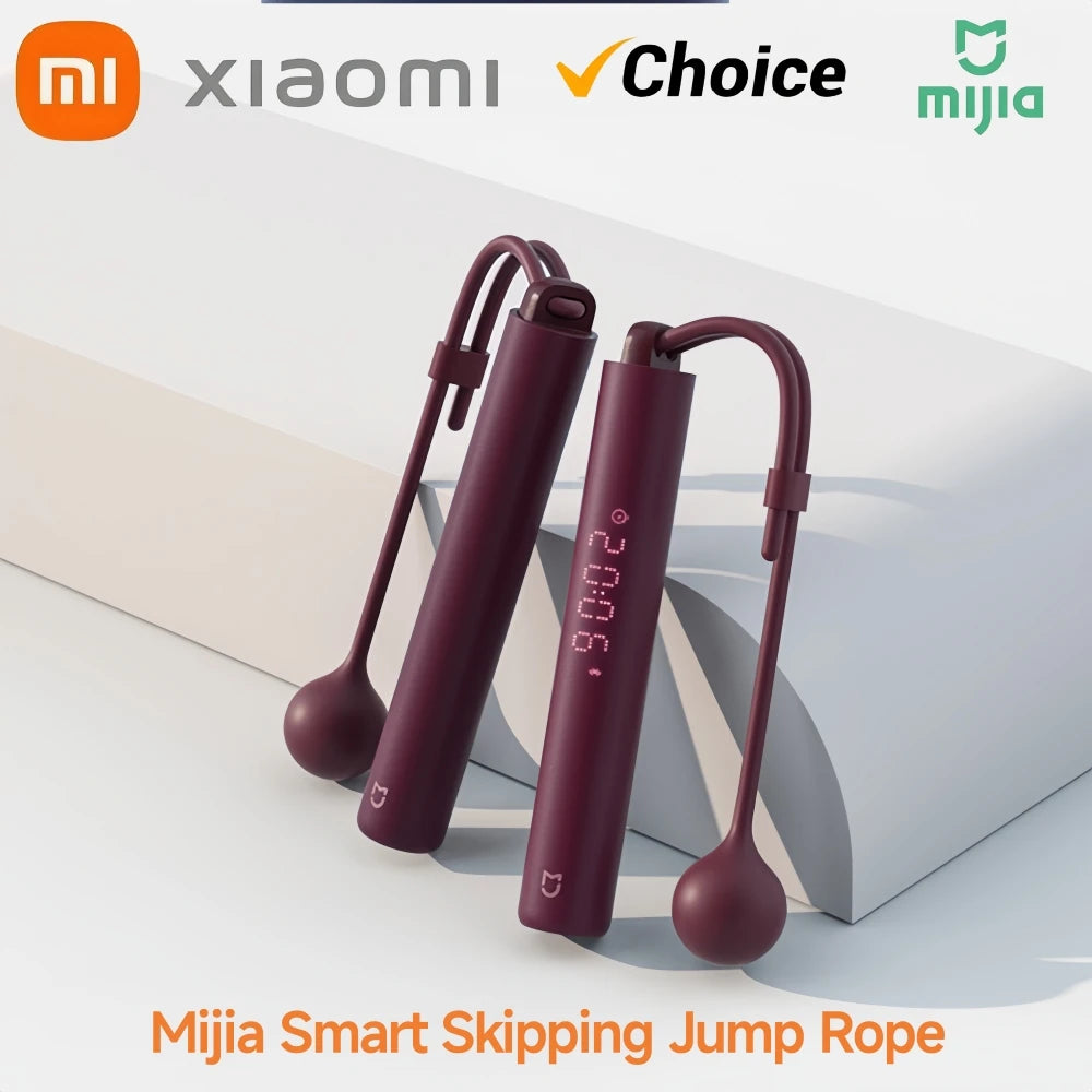 Mi Home Smart Jump Rope Counter, Xiaomi Jump Rope Thread with Fit App Adjustable Calorie Calculation for Sports and Fitness