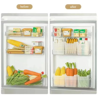 Refrigerator Storage Boxes Food Fresh Organizer Cold Storage Crisper Fruit Spice Food Container Boxes Home Kitchen Boxes