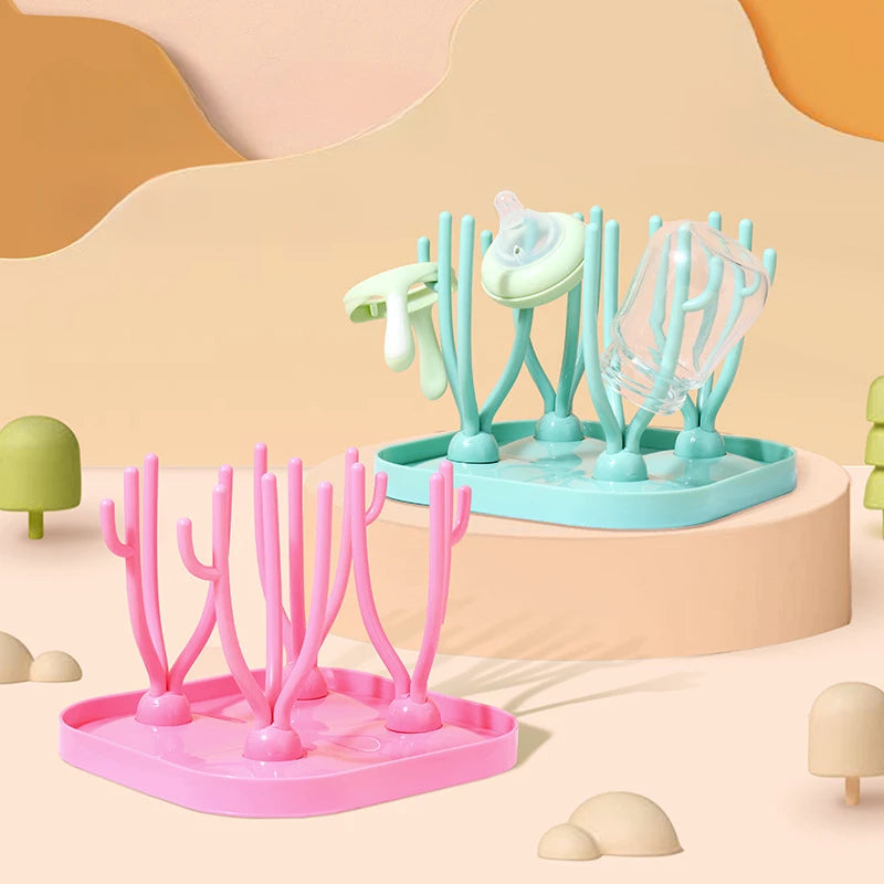 Multifunctional Bottle Dry Rack Baby Bottle Drain Drying Racks Baby Bottle Cleaning Dryer Drainer Storage Drying Rack Holders