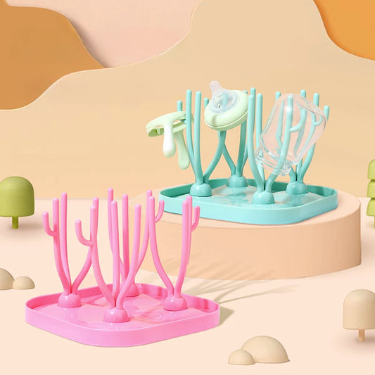 Multifunctional Bottle Dry Rack Baby Bottle Drain Drying Racks Baby Bottle Cleaning Dryer Drainer Storage Drying Rack Holders