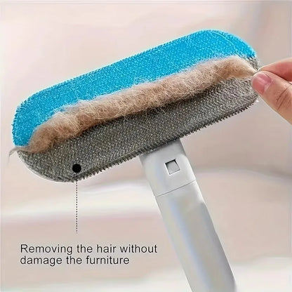 Pet Hair Remover Brush for Dogs Cats,Reusable Lint Portable Car Seat Clothes Sofa Cleaner,Detachable Washable Hair Scraper