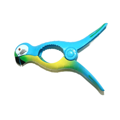 1/2PCS Cute Plastic Beach Towels Clips Large Drying Rack Retaining Clip Windproof Clothes Pegs Pins Animal Decorative Clothespin