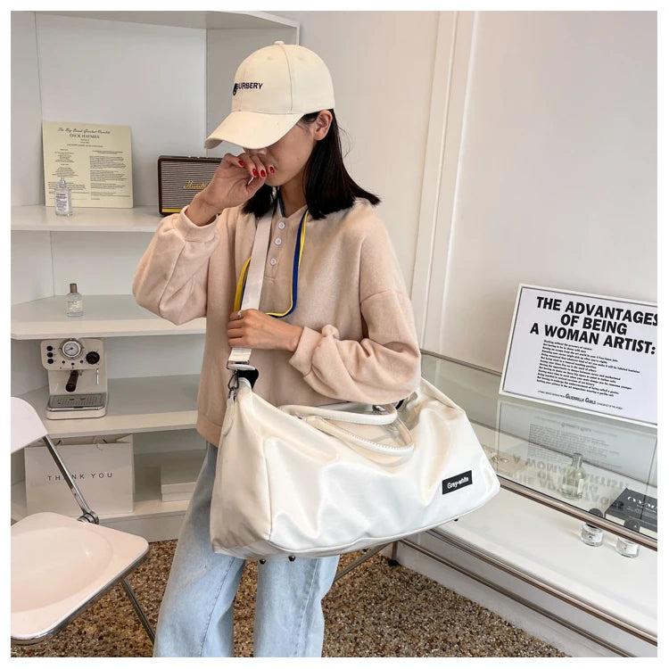 Travel Bags Fashion Men Large Capacity Organizer Handbags Women Fashion Handbag Luggage Leisure Backpack The Tote Bag Customized