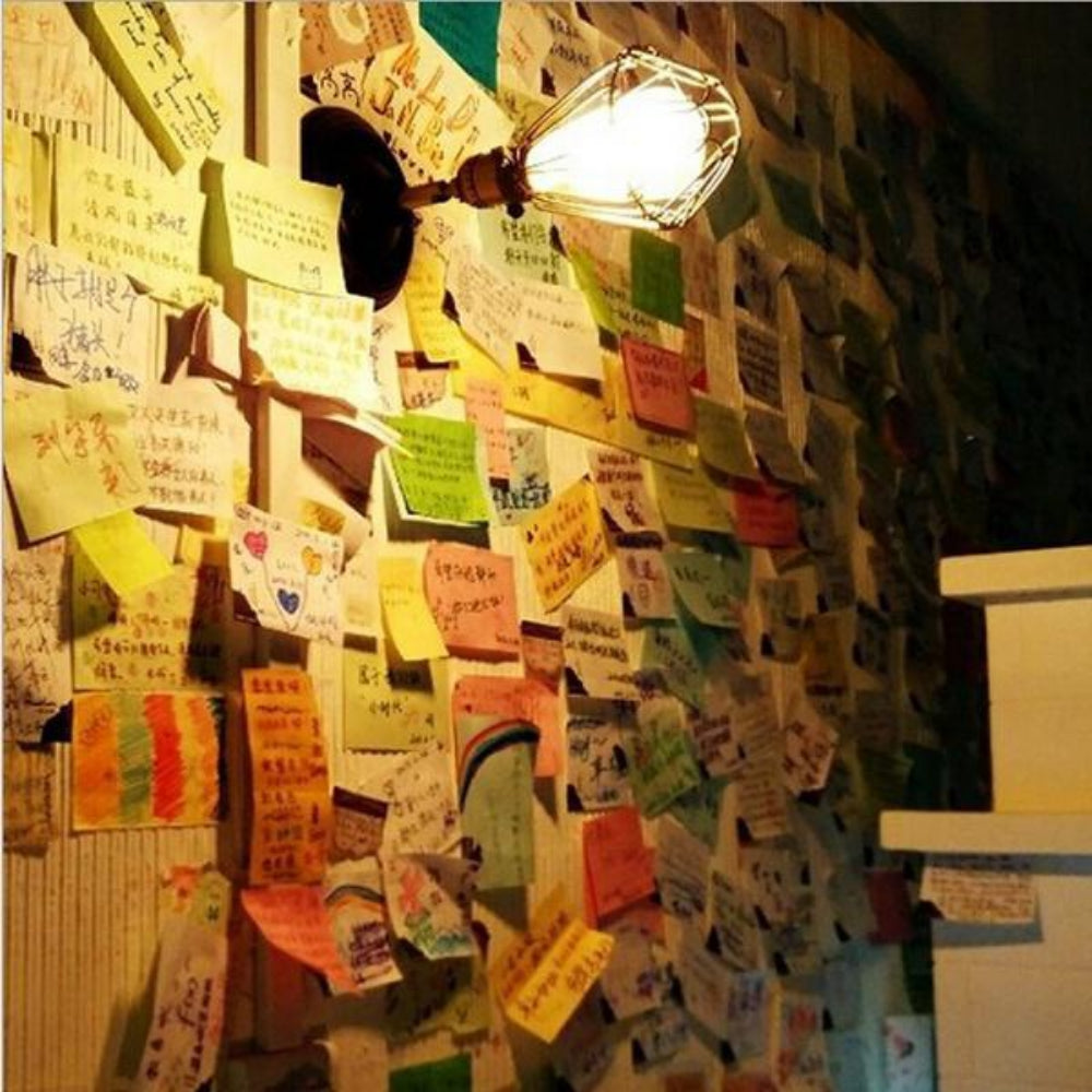 50 Sheets/pad Transparent Sticky Notes Pad Waterproof Self-Adhesive Clear Memo Message Reminder Home Office School Supplies