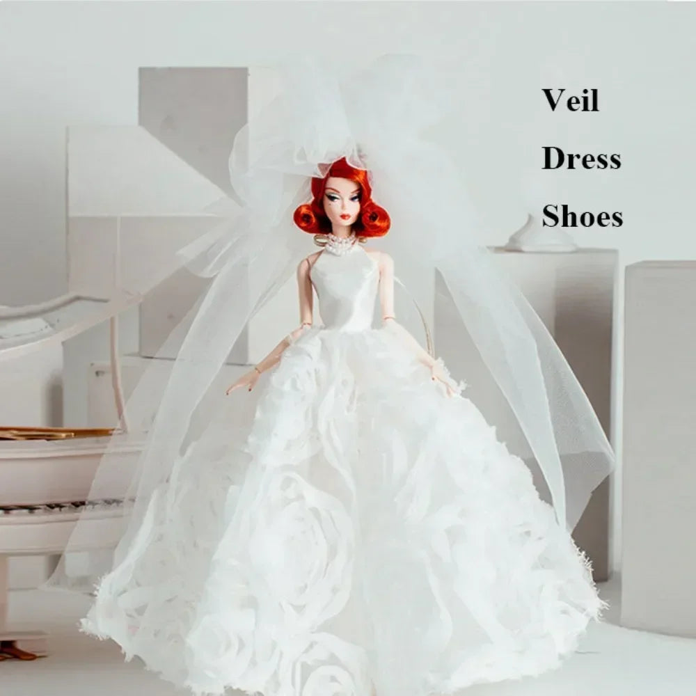 Elegant Doll Party Clothes High Quality Fashion 10 Styles Plush Coat Casual Wears Doll Dresses 11.5