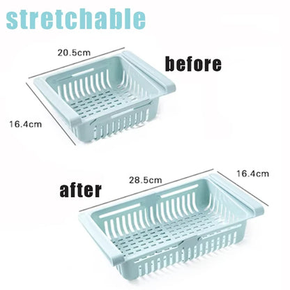 Fridge Organizer Storage Box Creative Multifunctional Refrigerator Drawer for Fruit Egg Food Plastic Storage Container Shelf
