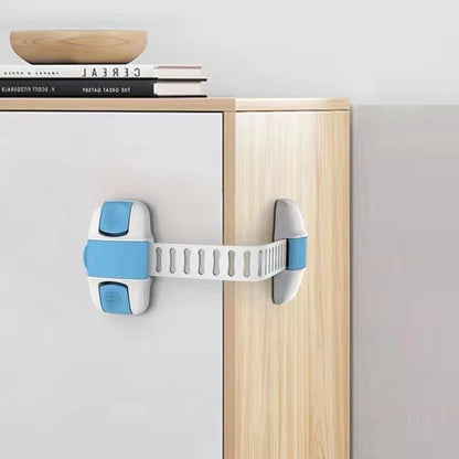 1 Piece Multi-Function Child Protection Anti-Pinch Cabinet Refrigerator Plastic Safety Buckle Baby Safety Drawer Door Lock