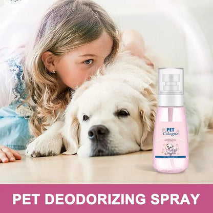 100ml Deodorizing Dog Spray Mild Kitten Odor Removal Natural Deodorizer Perfume Spray for Dogs Cats Long-lasting Odor Control