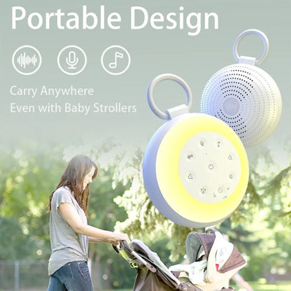 Baby Sleep White Noise Machine Portable Baby White Noise Maker Simple Operate