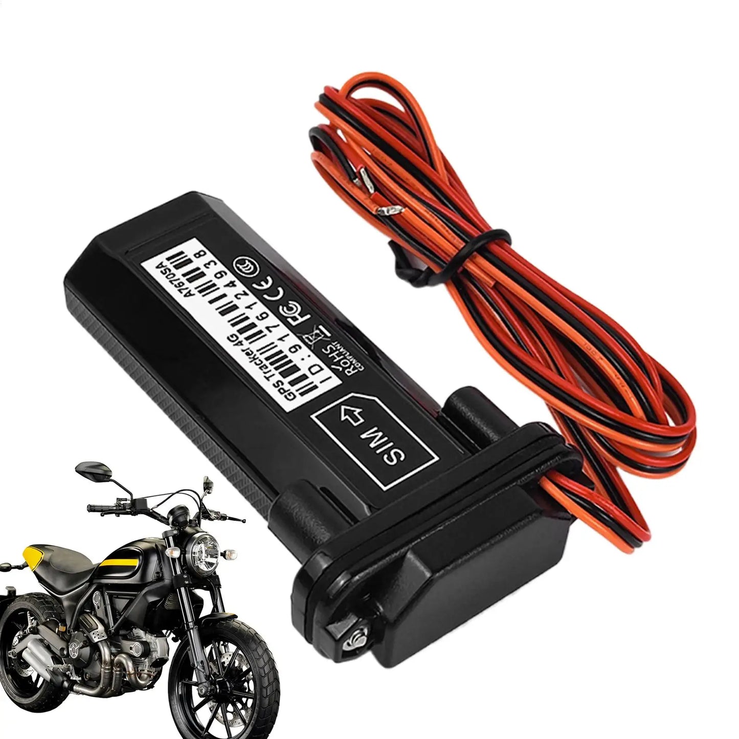 GPS Tracker for Vehicles Waterproof Car Tracking Device Real-Time Vehicle Locator for Trailer Security Motorcycle Truck Taxi