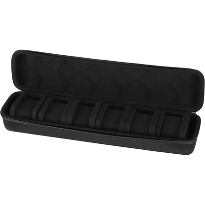 6 Slots Watch Roll Storage Box Portable Watch Travel Case Watch Organizer Watch Display Holder for Wristwatches and Smart Watch