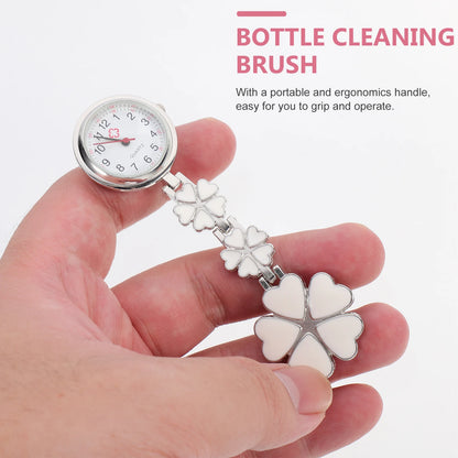 Nurse Watch- Womens Nurse Clip on Watch Nurse Fob Watch Nursing Pin Clip Watch Nurse Fob Watch ( White )