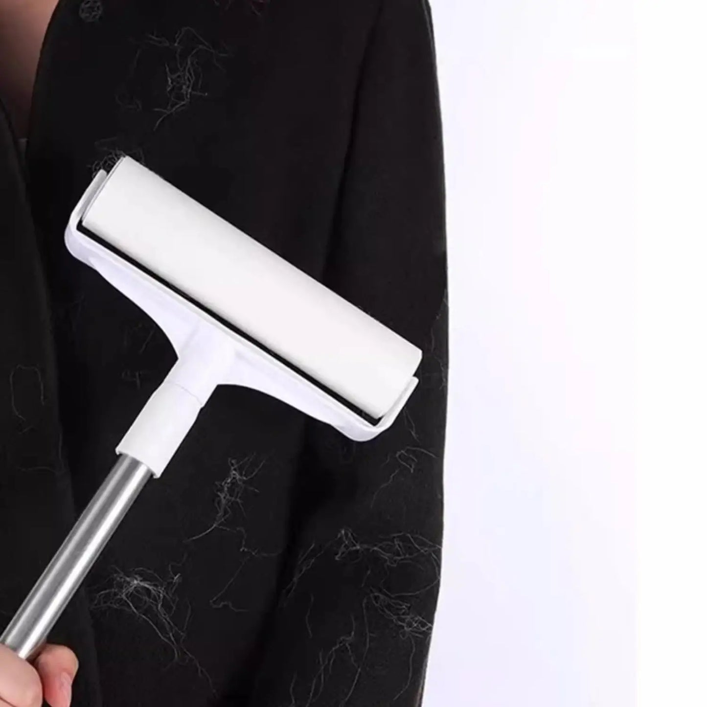 Clothes Bed Lint Remover Tool Large Cleaning Lint Roller With Long Handle For Car Seats Removes lint From Clothes