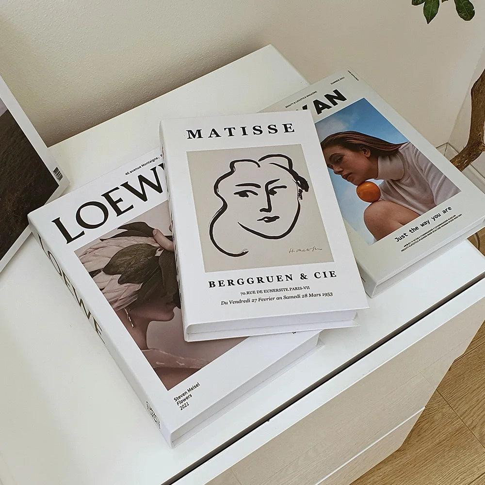 Simulation Book Living Room Accessories Fashion Home Decoration Props Bookshelf Decoration Coffee Table Decoration Books